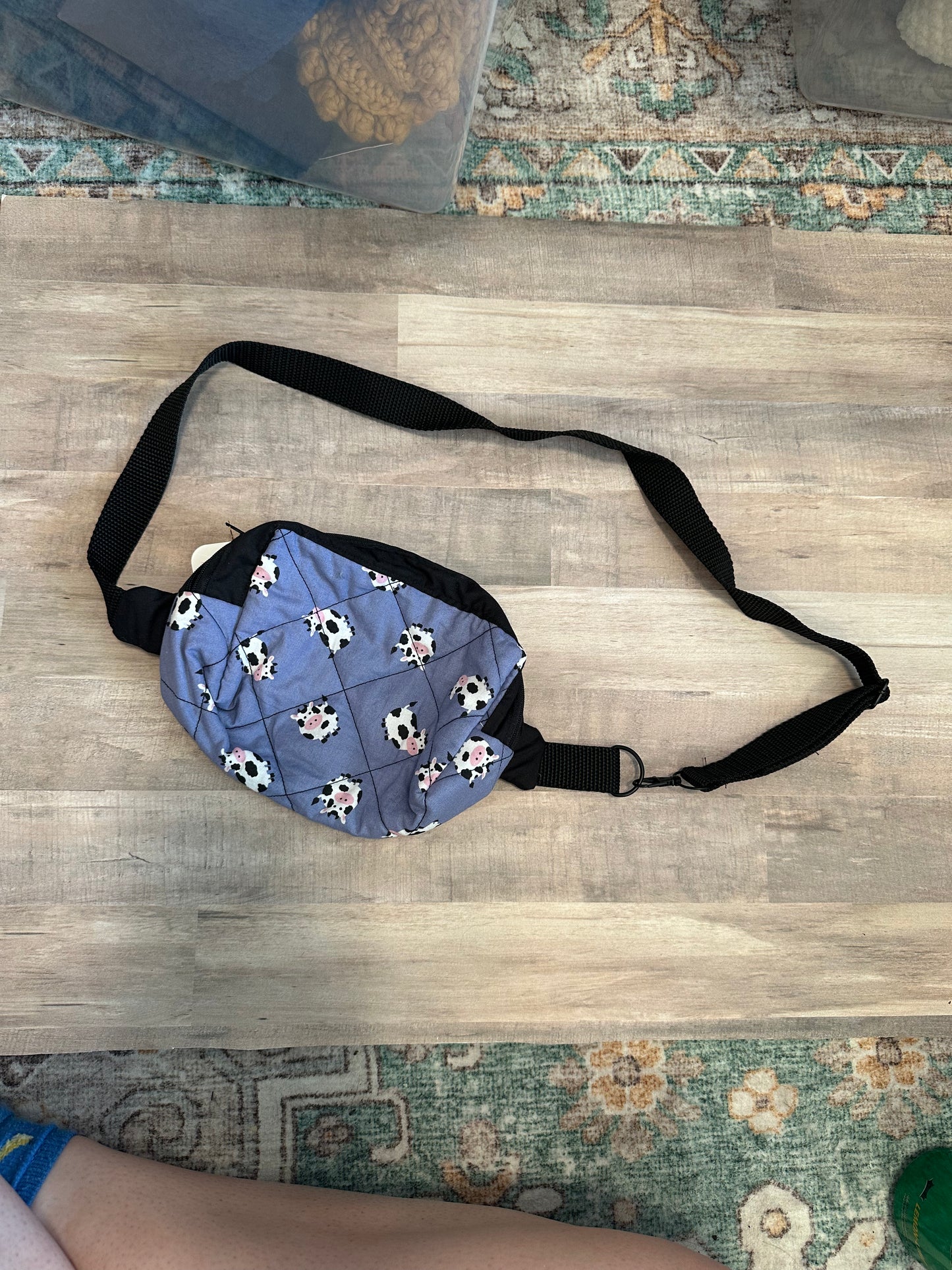 Hand sewn belt bag