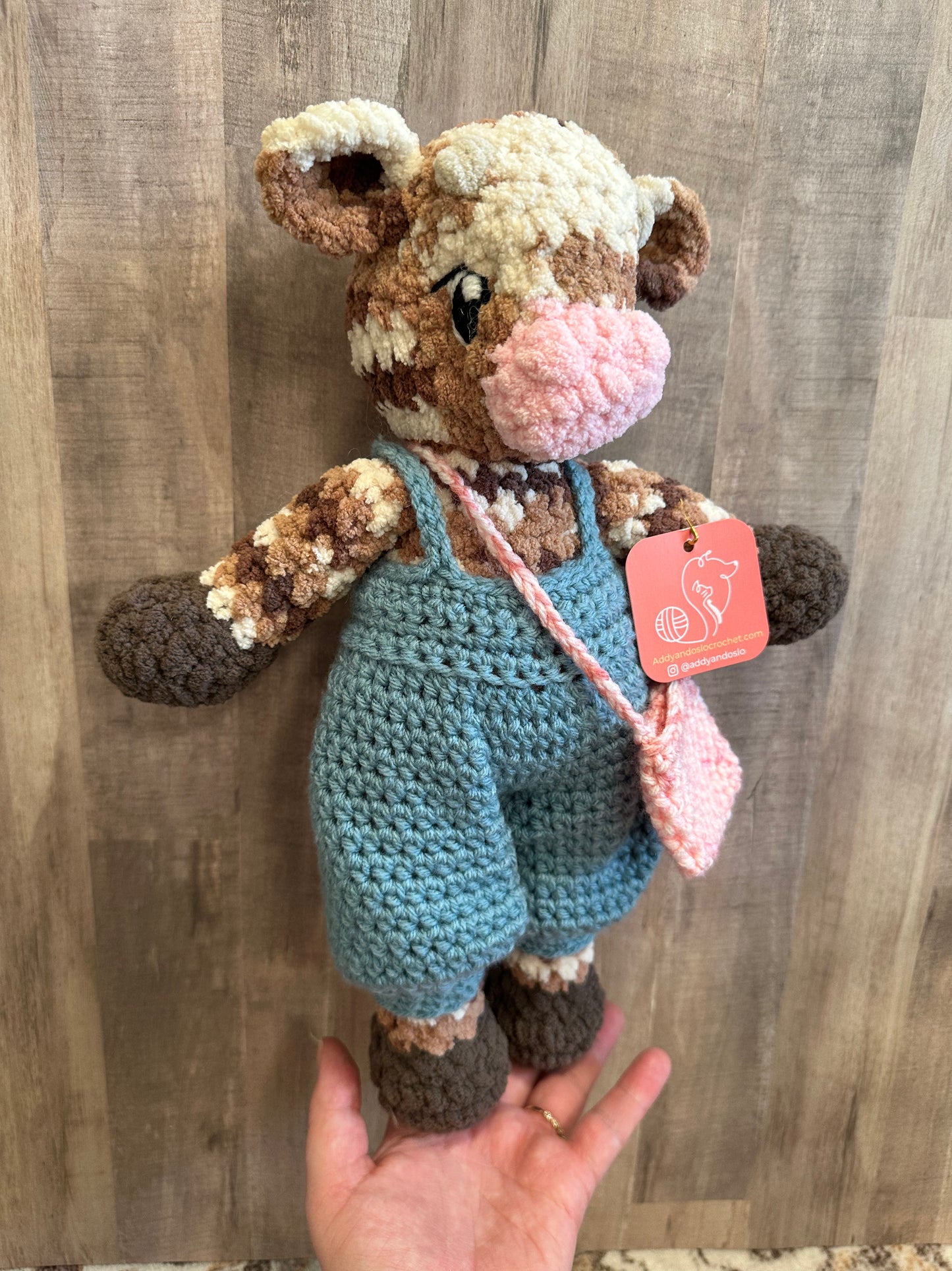 Doll - Cow with clothes
