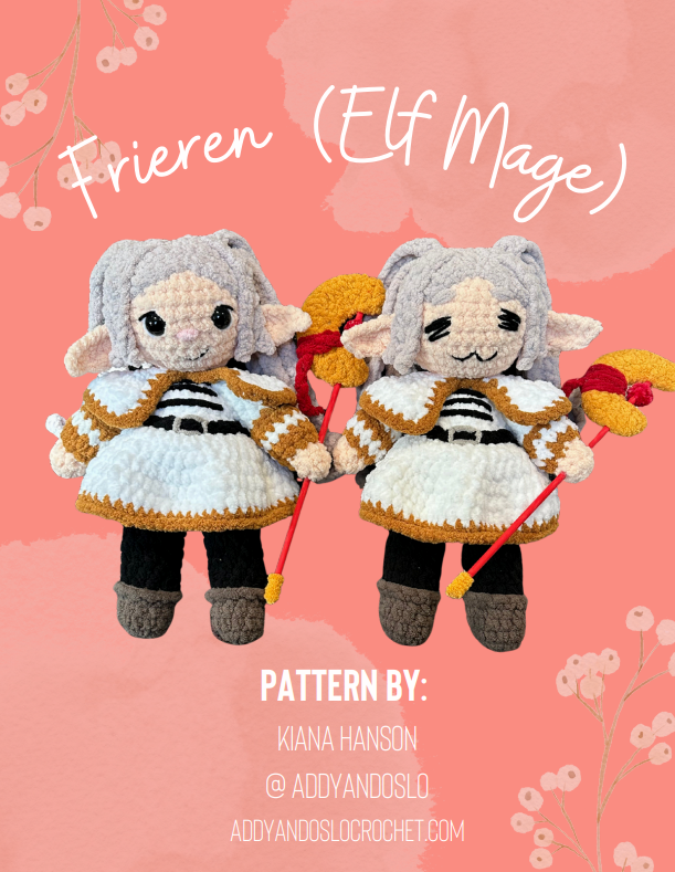 Frieren (Elf Mage) Crochet Pattern