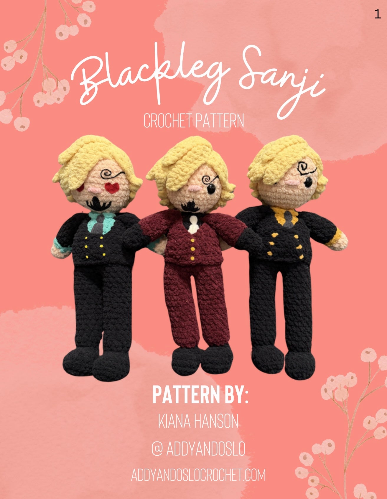 Blackleg Sanji Crochet Pattern