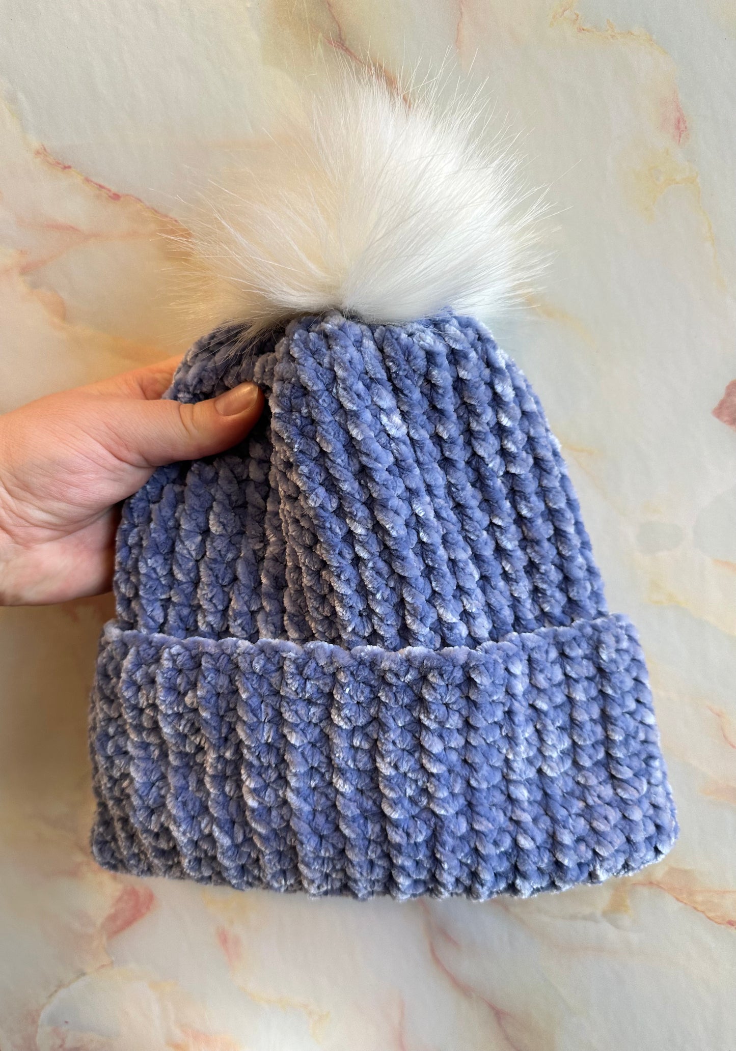 Velvet beanie-ADULT SIZE