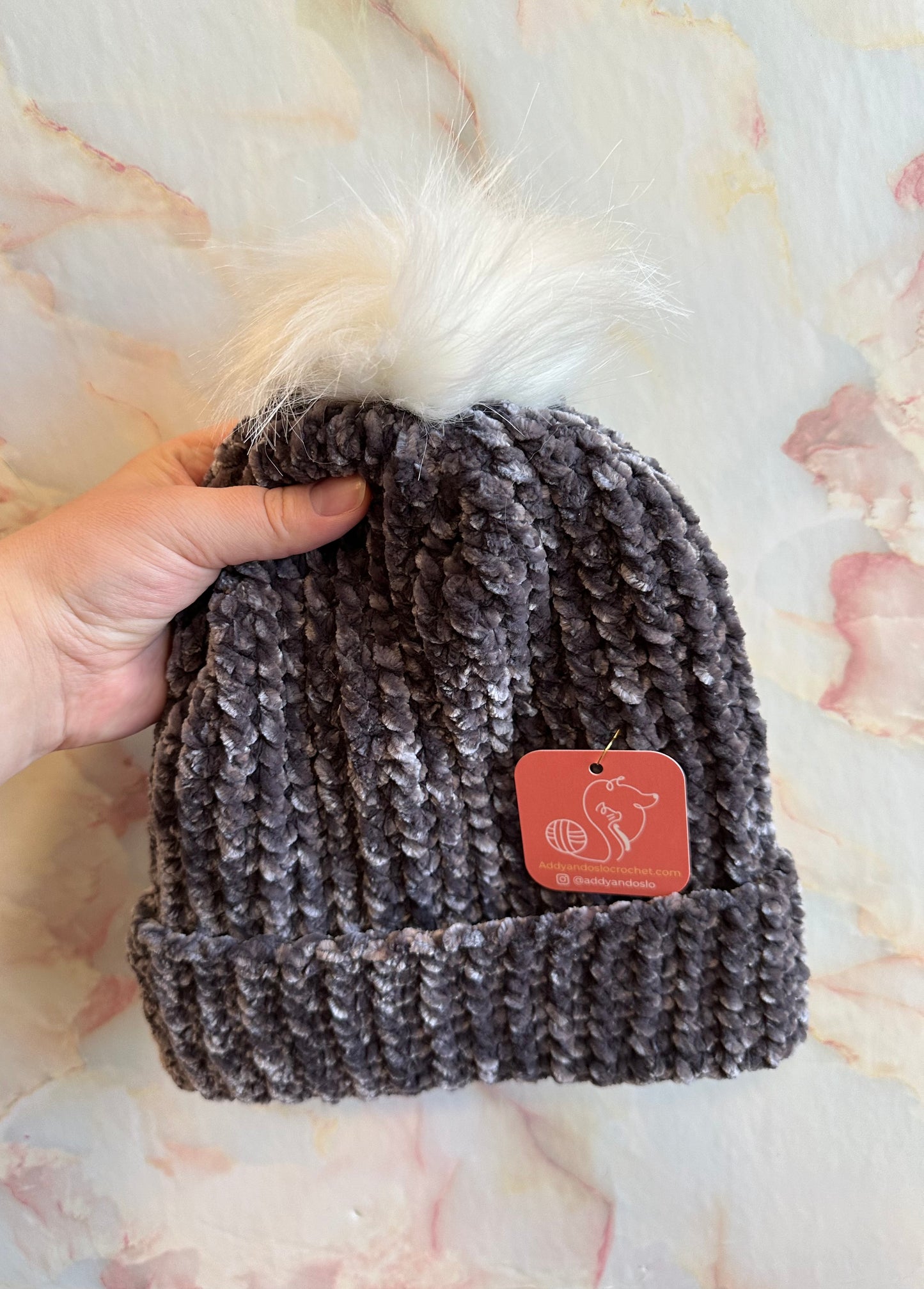 Velvet beanie-ADULT SIZE