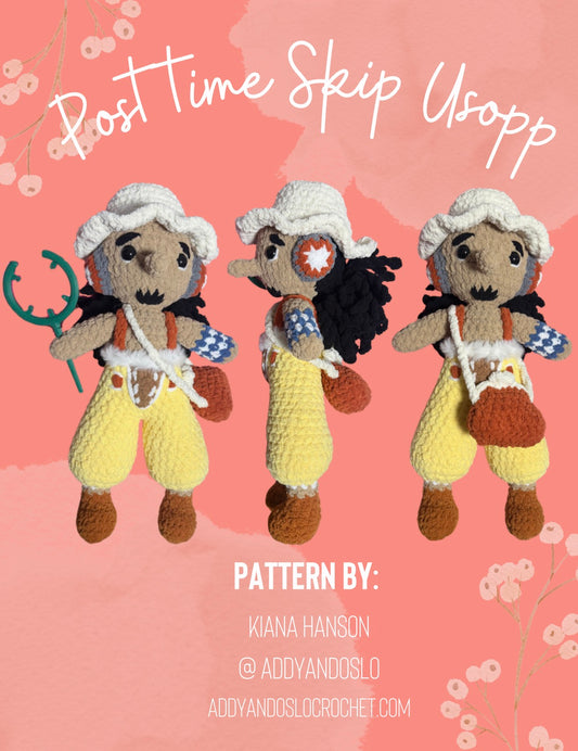 Post Time Skip Usopp Crochet Pattern