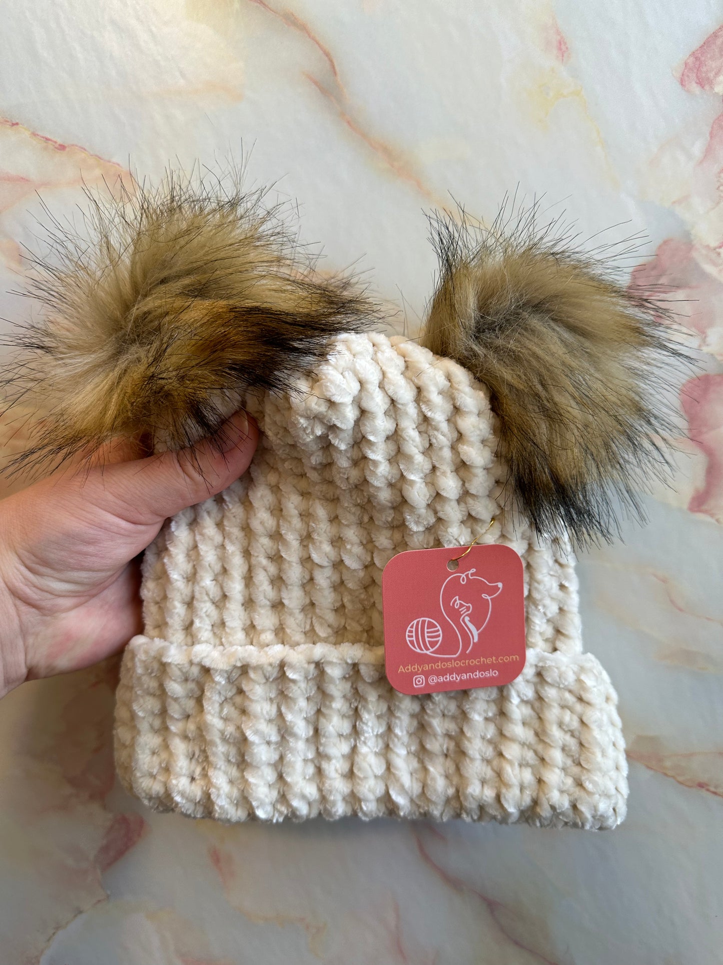 Velvet Beanies-TODDLER SIZE