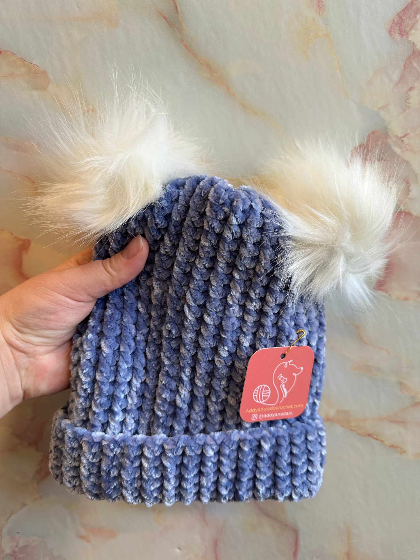 Velvet beanies-CHILD SIZE